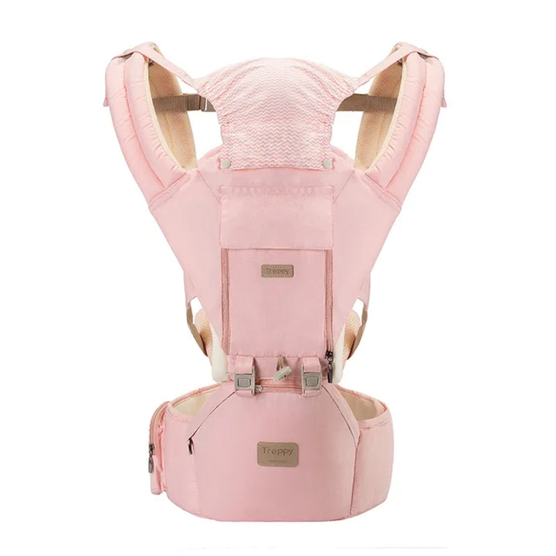 Ergonomic Baby Carrier Infant Kid Baby Hipseat Sling Front Facing Kangaroo Baby Wrap Carrier for Baby Travel 0-36 Months