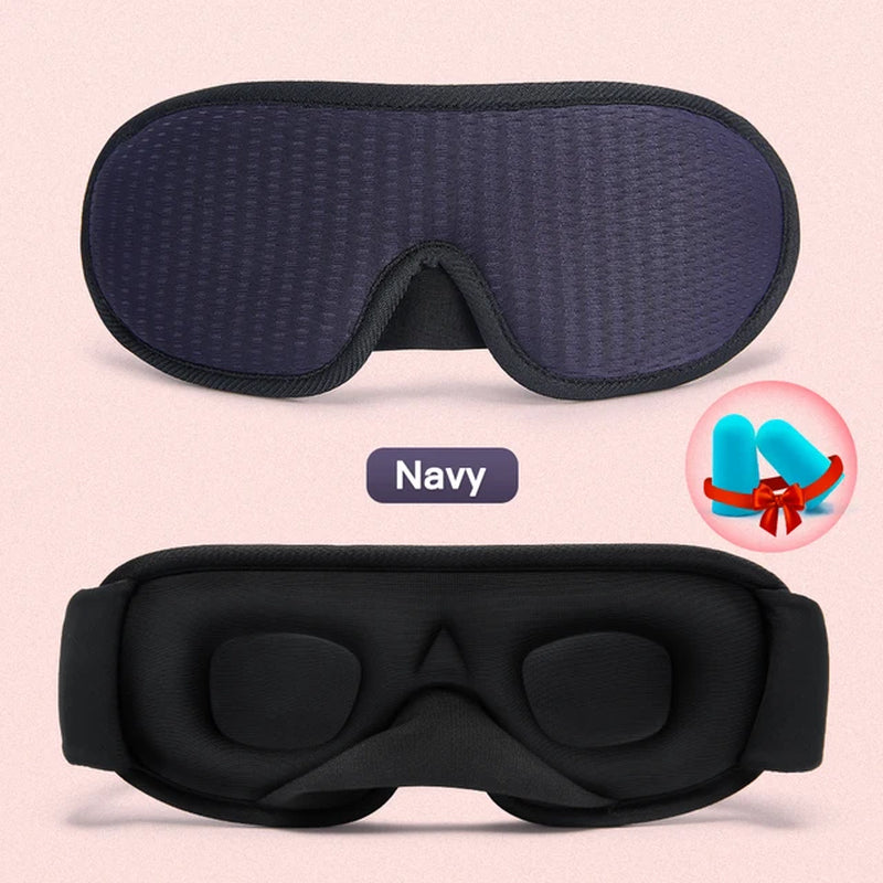 3D Sleep Mask Blocking Light Sleeping Eye Mask Travel Sleep Rest Relax Blindfold Sleeping Aid Eye Patches Travel Eye Shade Cover