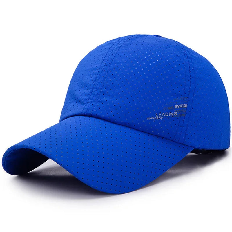 2021 New Baseball Cap Quick Drying Hats Men Women Summer Unisex Breathable Sport Pure Color Snapback Hat Bone Baseball Hat