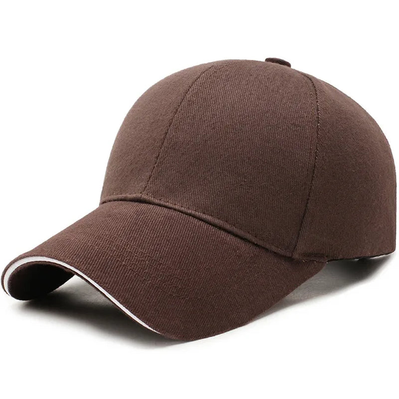 Men'S Cotton Classic Baseball Cap Adjustable Buckle Closure Dad Hat Sports Golf Cap Casual Gorras Hip Hop Dad Hats for Men