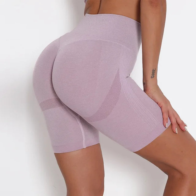 Women Sport Shorts Running Seamless Shorts Push up High Waist Fitness Slim Workout Dropship Bicycle Shorts for Women