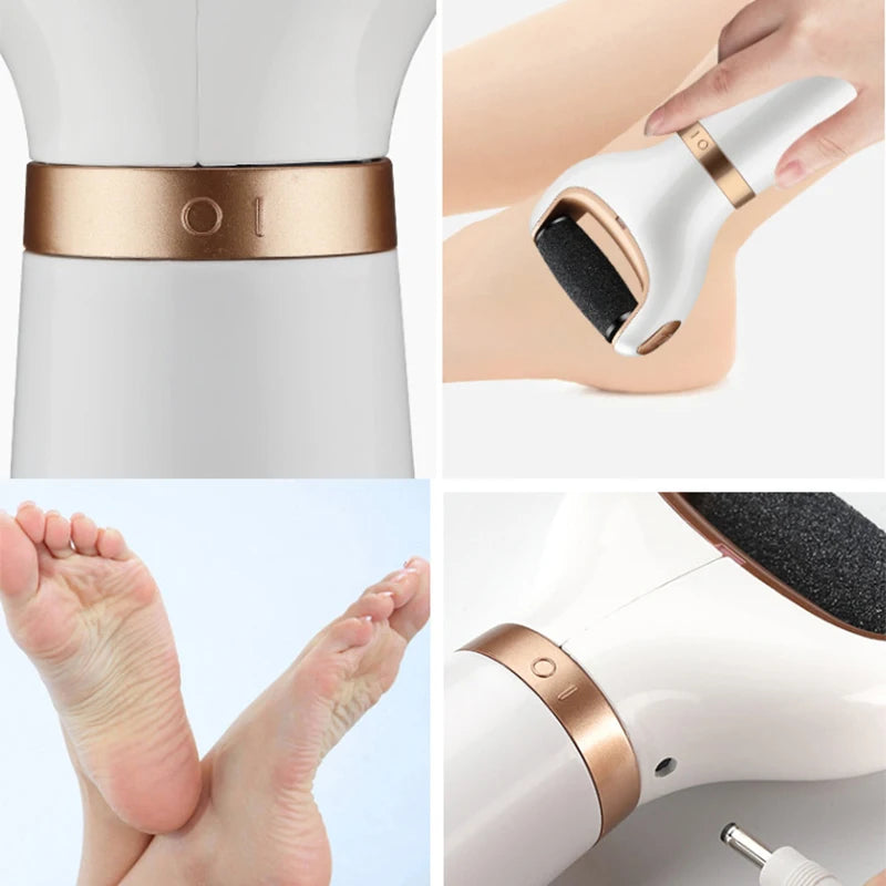 Electric Foot File Vacuum Callus Remover Pedicure Tools Dead Skin Callus Remover Foot Files USB Rechargeable Foot Skin Care Tool