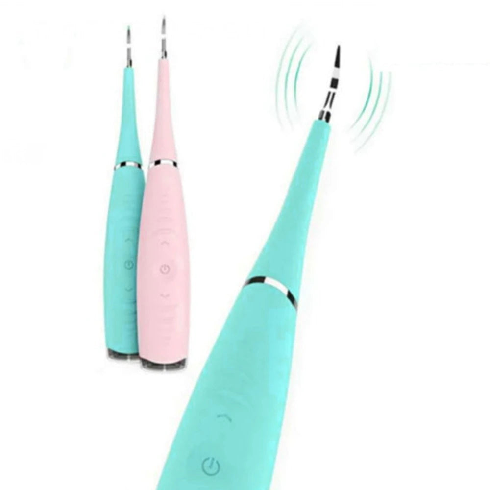 Portable Electric Sonic Dental Scaler Tooth Cleaner Calculus Stains Tartar Remover Dentist Teeth Whitening Tool USB Rechargable