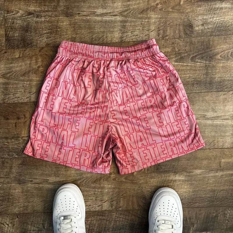 “ETERNAL LIFE” MESH SHORTS