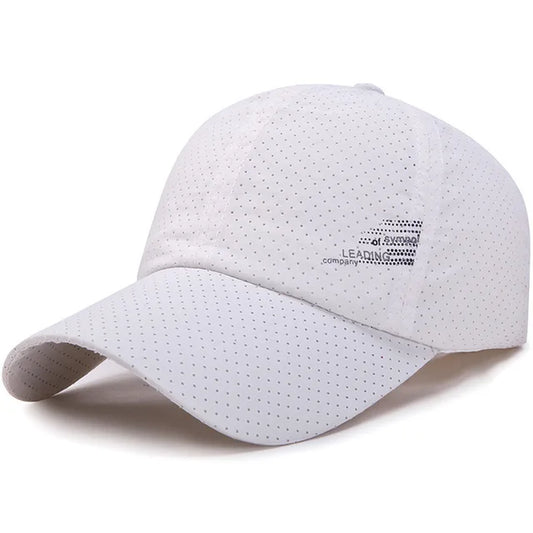 2021 New Baseball Cap Quick Drying Hats Men Women Summer Unisex Breathable Sport Pure Color Snapback Hat Bone Baseball Hat