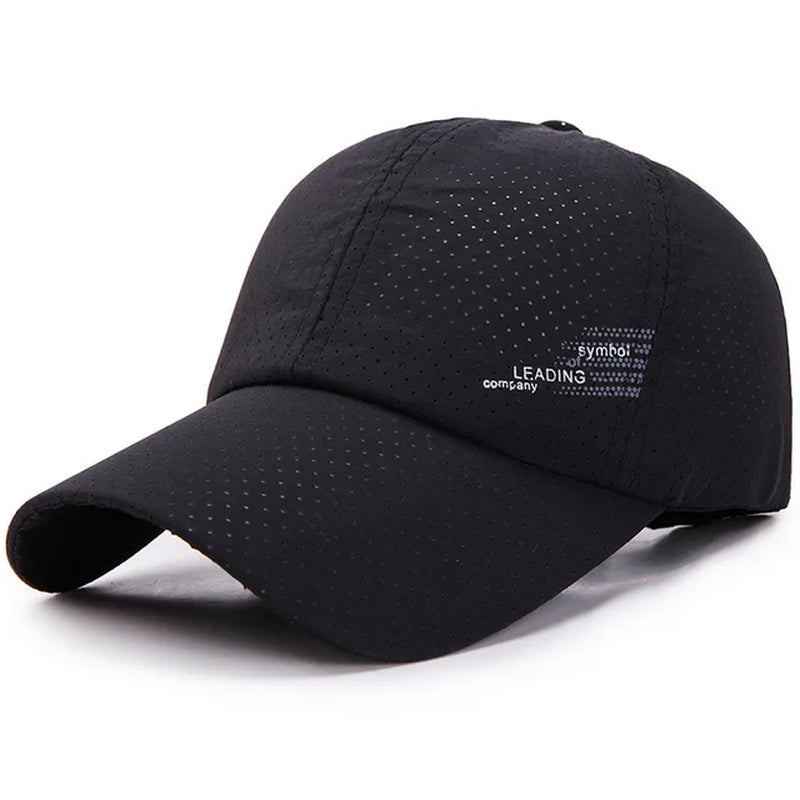 2021 New Baseball Cap Quick Drying Hats Men Women Summer Unisex Breathable Sport Pure Color Snapback Hat Bone Baseball Hat