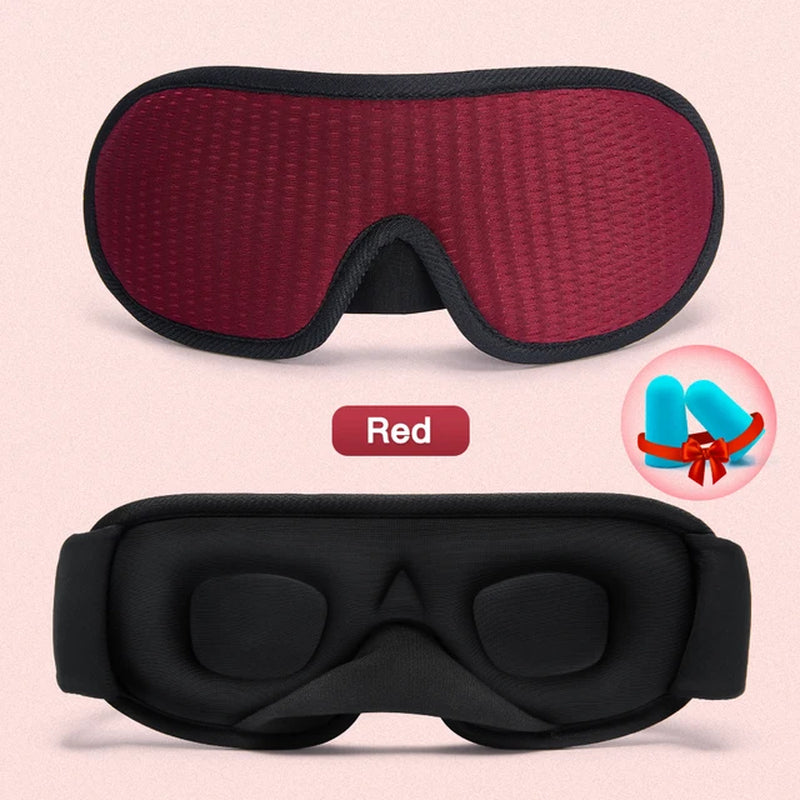 3D Sleep Mask Blocking Light Sleeping Eye Mask Travel Sleep Rest Relax Blindfold Sleeping Aid Eye Patches Travel Eye Shade Cover