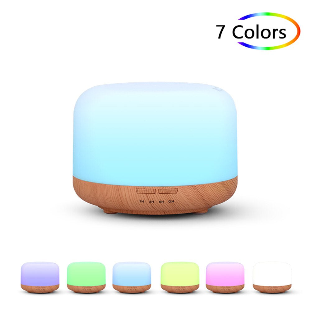 280ML1H/3H/6H Regularly Shut down Large Spray Air Humidifier Colorful Light Power Aromatherapy Diffuser Use for Home Office