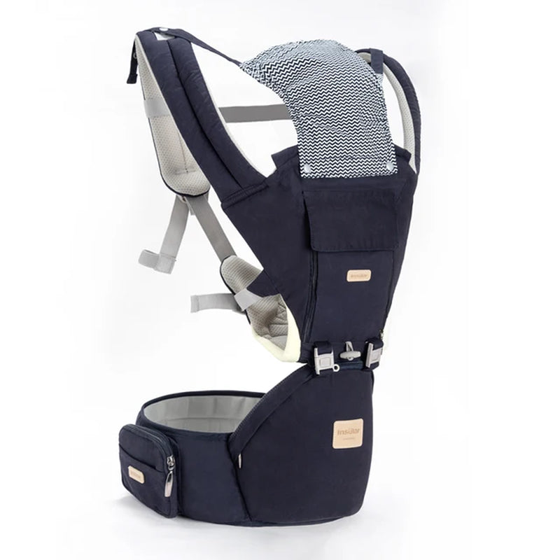 Ergonomic Baby Carrier Infant Kid Baby Hipseat Sling Front Facing Kangaroo Baby Wrap Carrier for Baby Travel 0-36 Months