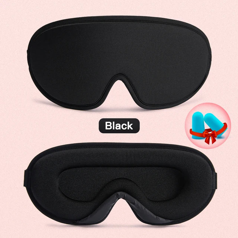 3D Sleep Mask Blocking Light Sleeping Eye Mask Travel Sleep Rest Relax Blindfold Sleeping Aid Eye Patches Travel Eye Shade Cover