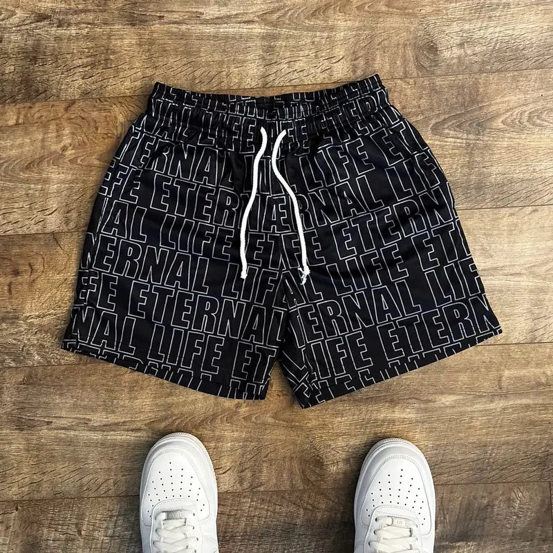 “ETERNAL LIFE” MESH SHORTS