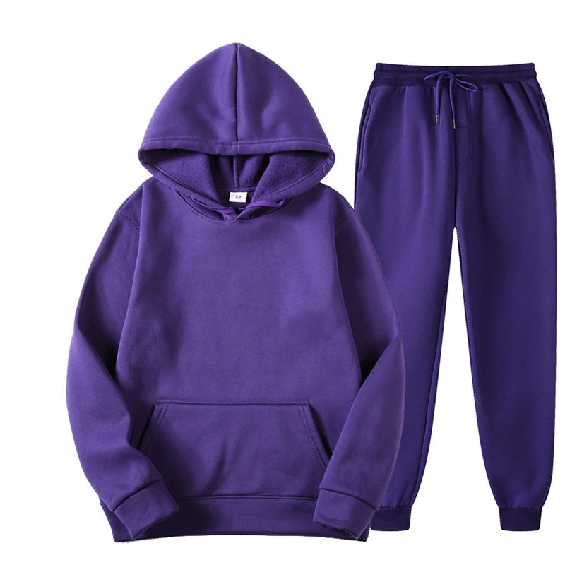 Toppies Women'S Tracksuits Sports Pants Suit Casual Hoodies Fleece Sweatshirt Female Jacket Sweatpants Harajuku Clothes