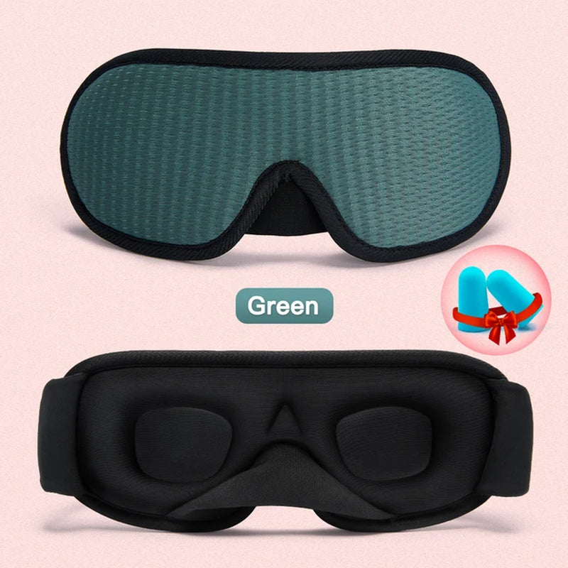 3D Sleep Mask Blocking Light Sleeping Eye Mask Travel Sleep Rest Relax Blindfold Sleeping Aid Eye Patches Travel Eye Shade Cover