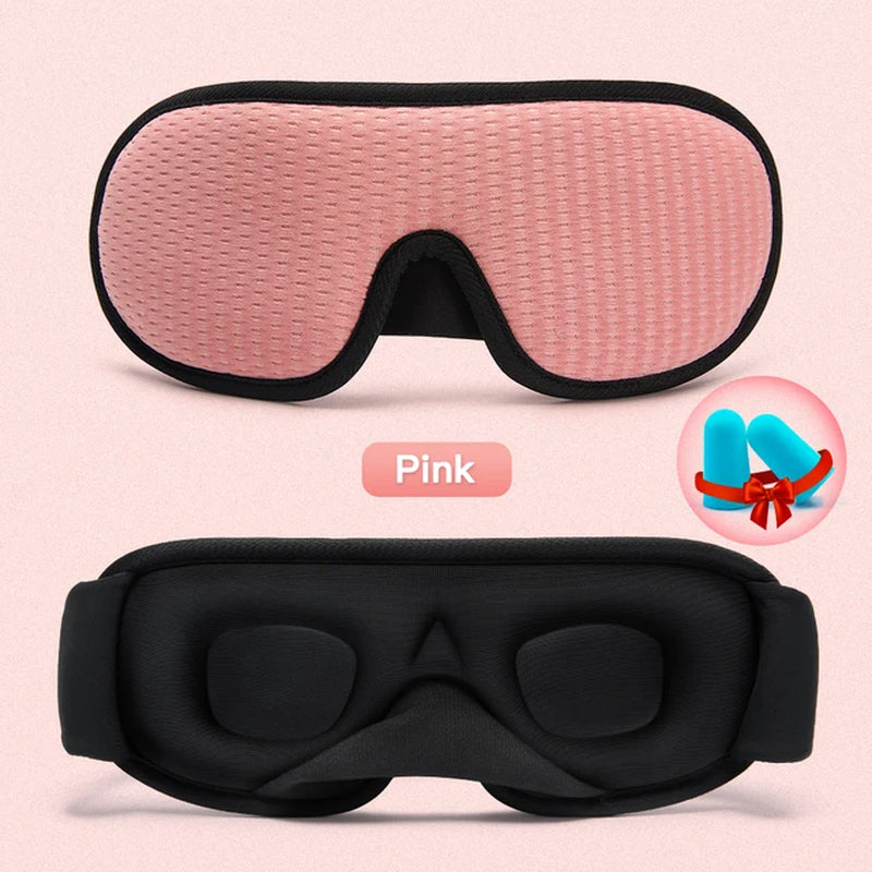 3D Sleep Mask Blocking Light Sleeping Eye Mask Travel Sleep Rest Relax Blindfold Sleeping Aid Eye Patches Travel Eye Shade Cover